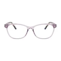 Armação para Óculos de Grau Feminino DNZ 1 7005 Lilás Cristal com Demi