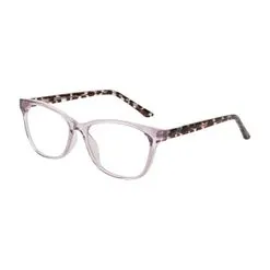 Armação para Óculos de Grau Feminino DNZ 1 7005 Lilás Cristal com Demi